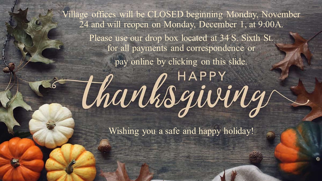 Thanksgiving Office Closure